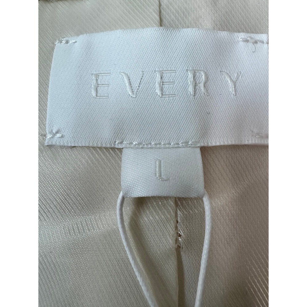 EVERY Womens Cream Longline Maxi Wrap Coat Geometric Knit Sleeves Large NWT - Picture 3 of 11